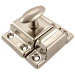 Nickel Plated Small Stamped Cabinet Latch