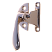 Nickel Offset Cabinet or Cupboard Lever Latch