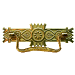Brass Victorian Eastlake Drawer Pull