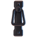Small Oil Rubbed Bronze Vertical Mission Drawer or Door Pull