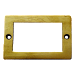 Plain Brass File Card Frame