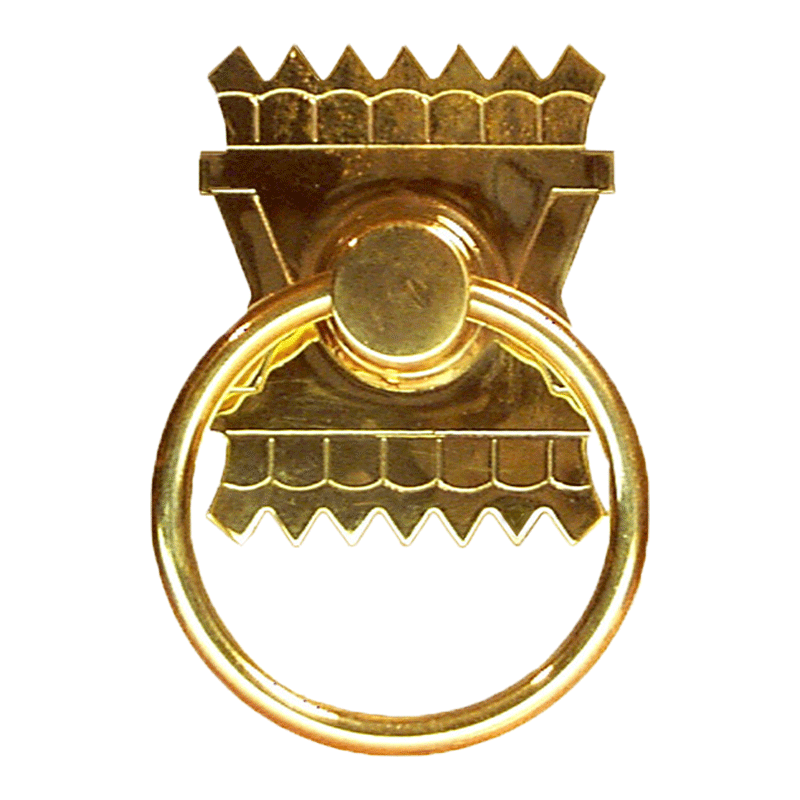 40mm Classic Inspiration Brass Ring Pull - Burnished Brass RLU-920240BB