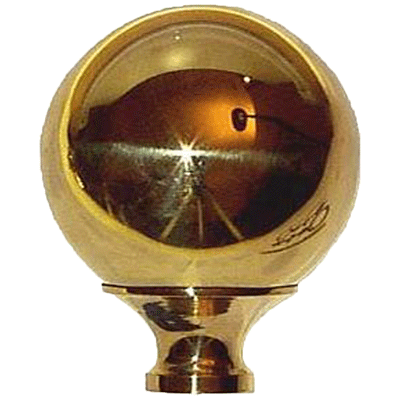 Small Cannon Ball Bed Post Finial