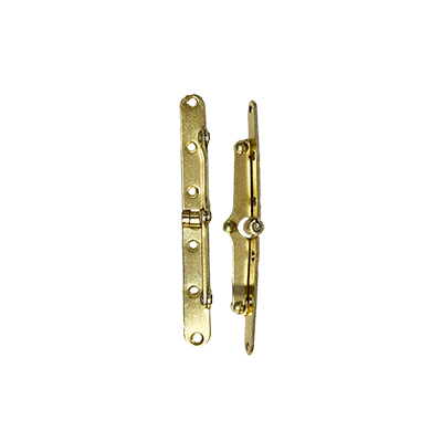 Brass Plated Drop Front Desk Hinge Pair