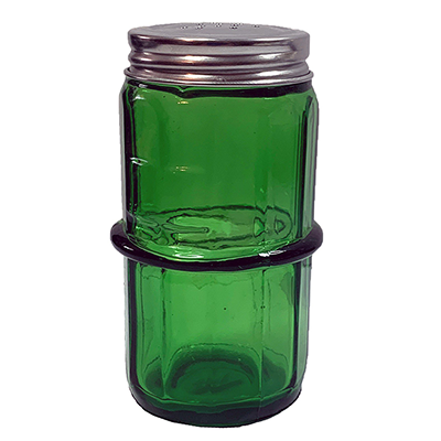 Green Colonial Pattern Hoosier Spice Jar (Qty. 48) 