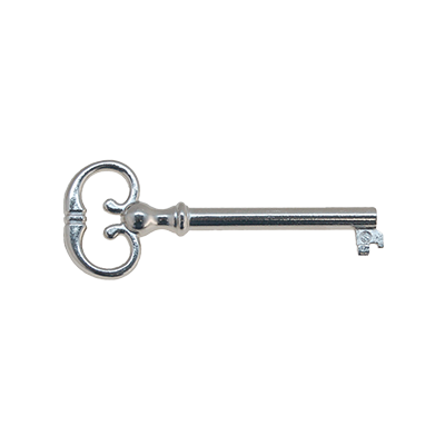 Nickel Victorian Skeleton Key