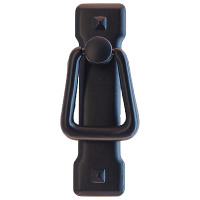 Small Black Vertical Mission Drawer or Door Pull