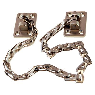 Brushed Nickel Adjustable Transom Window or Trunk Chain