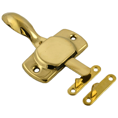 Plain Hoosier Style Brass Latch