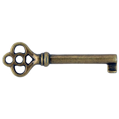 Classic Antique Brass Skeleton Key