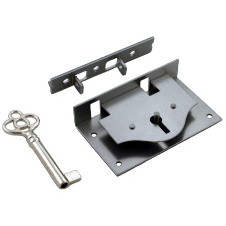 Steel Chest or Box Lid Lock