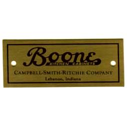 Boone Campbell-Smith-Ritchie Cabinet Label