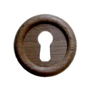 Large Walnut Keyhole Cover 