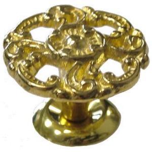 Large Victorian Cast Brass Knob