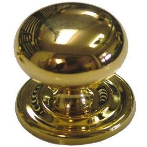 Large Bulbous Cast Brass Knob