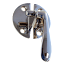Nickel Right Flush Cabinet or Cupboard Lever Latch