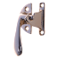 Left Nickel Offset Cabinet or Cupboard Lever Latch