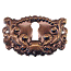 Antiqued Brass Keyhole Escutcheon