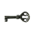 Contoured Bow Steel Skeleton Key