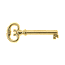 Brass Victorian Skeleton Key