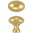 Brass Oval Hoosier Knob