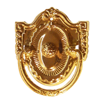 Shield Colonial Revival Brass Pull