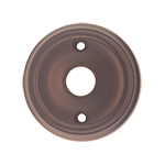 Round Passage Backplate Set in Oil Rubbed Bronze
