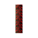 Red Patterned Trunk Edging Paper (26 INCHES)