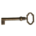 Antique Copper Skeleton Key
