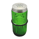 Green Mission Ringed Spice Jar