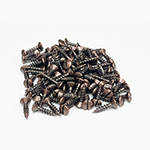 Antique Copper Plated Oval Head Screws (100 Pack) 