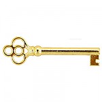 Classic Brass Skeleton Key