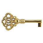 Solid Brass Skeleton Key