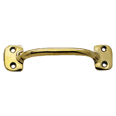 Lacquered Brass Sash Lift or Pull