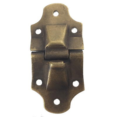 Antique Brass Trunk Stop Hinge
