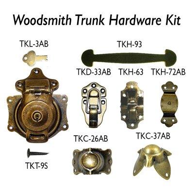 Woodsmith Trunk Hardware Kit 
